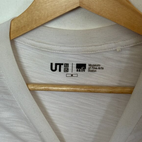 Uniqlo Museum of Fine Arts Boston Collection, Japanese Graphic T-Shirt, White - Picture 3 of 3